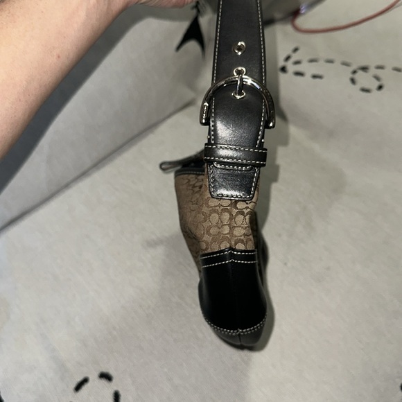 Coach Brown small signature hobo bag and wristlet 💕 vintage - Picture 12 of 16